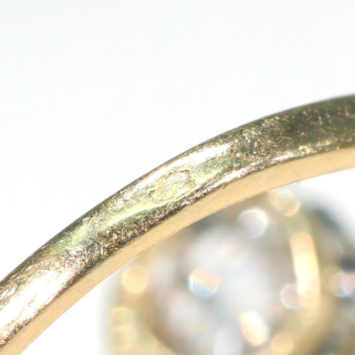 Belle Epoque Diamond Bypass Ring 18k Platinum 1cttw