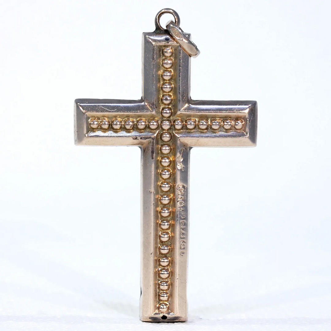 Early Edwardian Gold Cross Hallmarked 1901