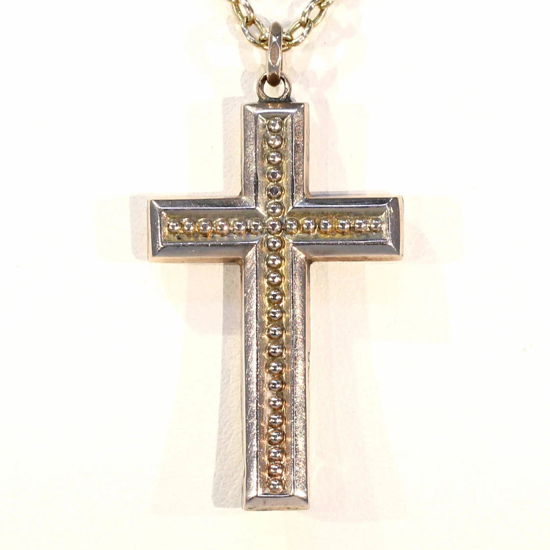 Early Edwardian Gold Cross Hallmarked 1901