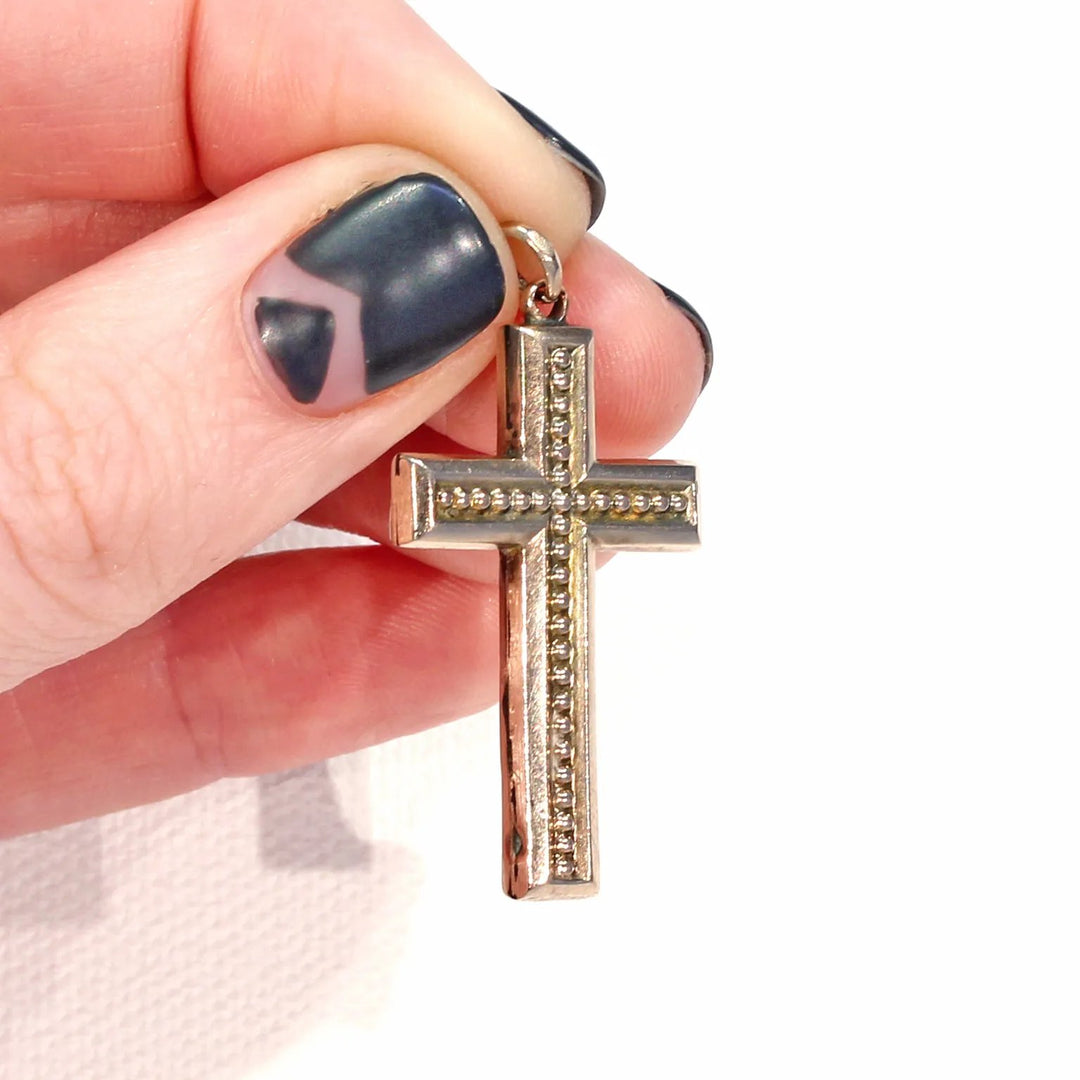 Early Edwardian Gold Cross Hallmarked 1901