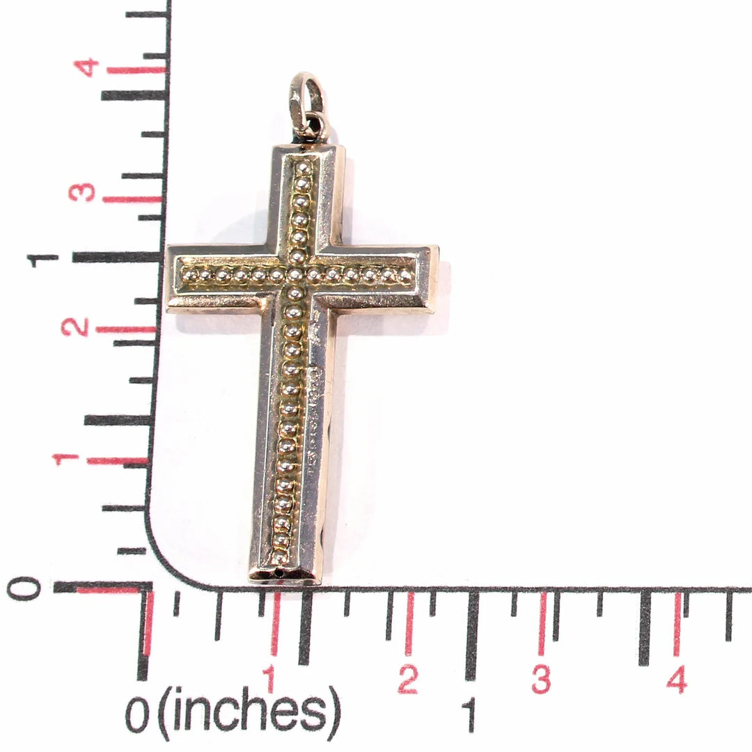 Early Edwardian Gold Cross Hallmarked 1901