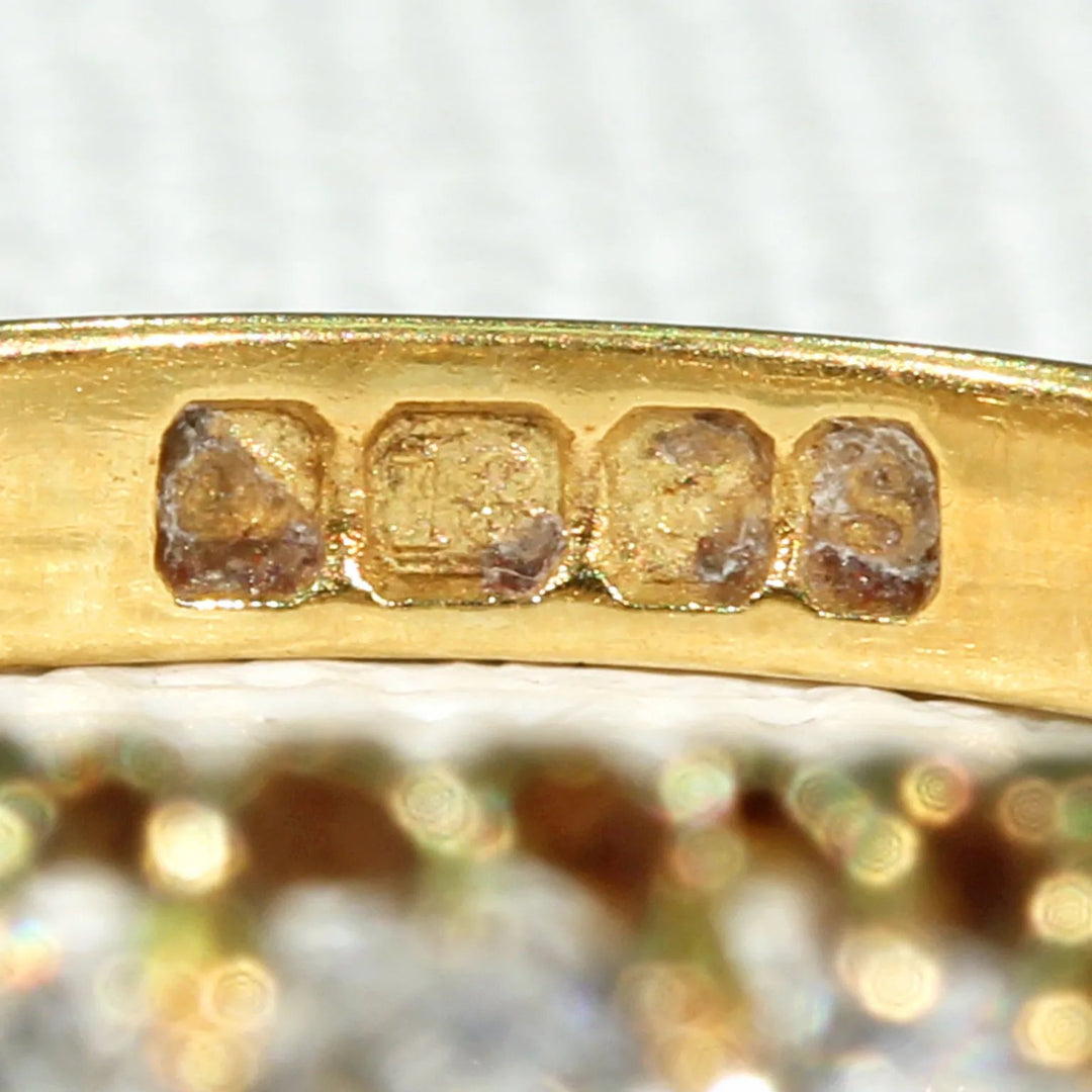 Edwardian 5 Stone Diamond Ring in 18k Gold