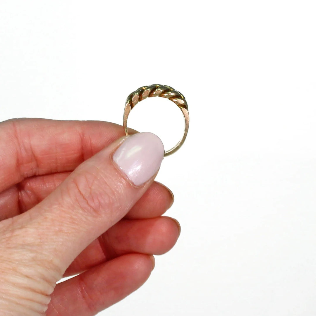 Edwardian Love Knot Gold Band Hallmarked 1908