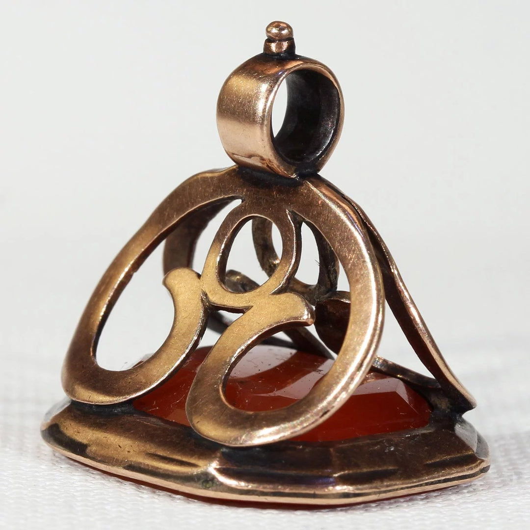 Georgian Blackamoor Fob Seal Pendant 'Power of Love'