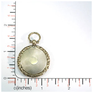 Georgian Engraved Locket Frame 9k Gold