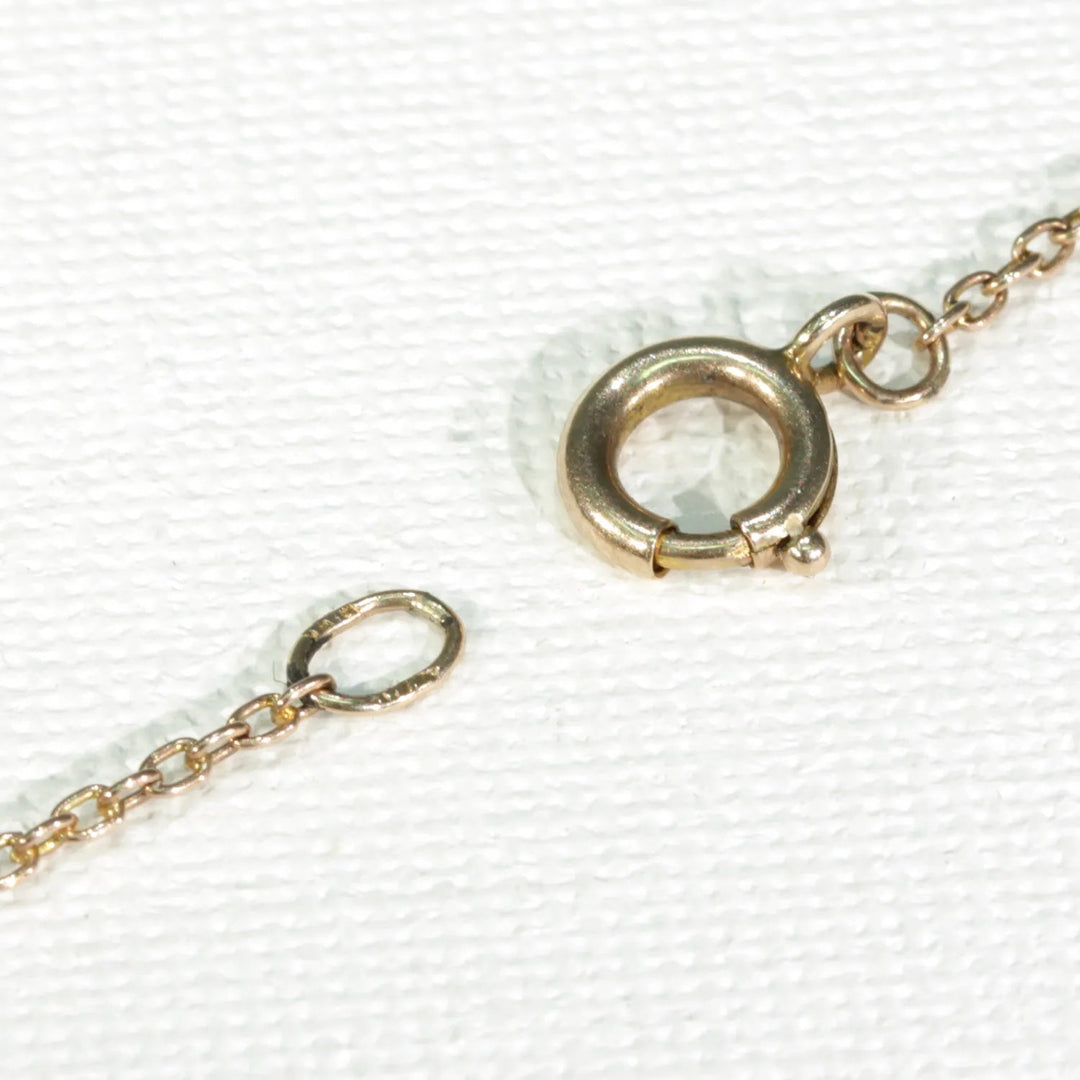 Gold Arts and Crafts Amethyst Pearl Drop Necklace