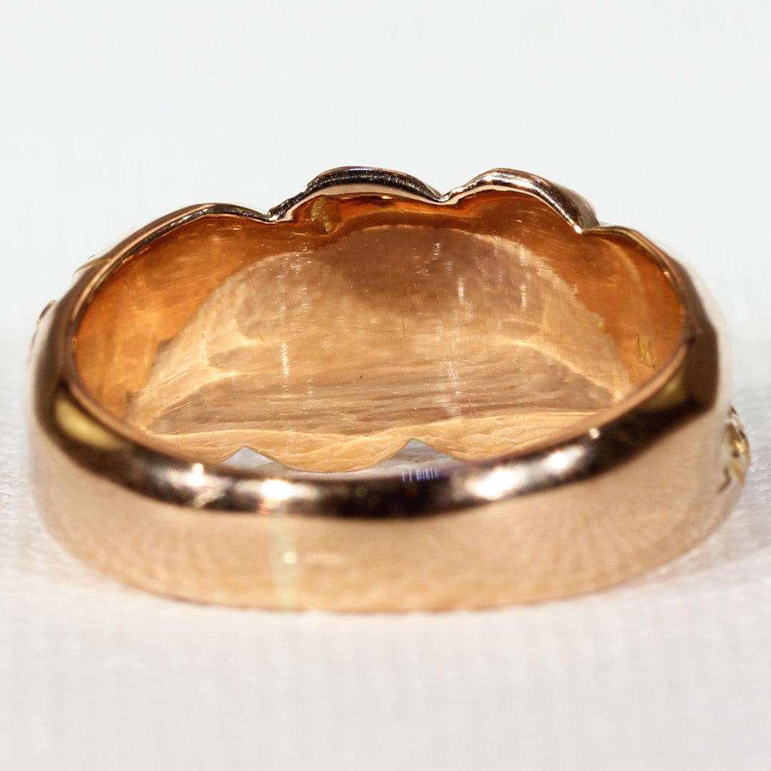 Edwardian Gold Love Knot Ring Hallmarked 1918