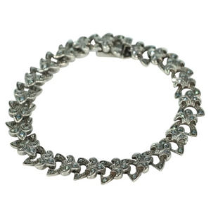 Sparkling Vintage Silver Marcasite Bracelet