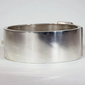 Sterling Silver Victorian Buckle Bangle Bracelet