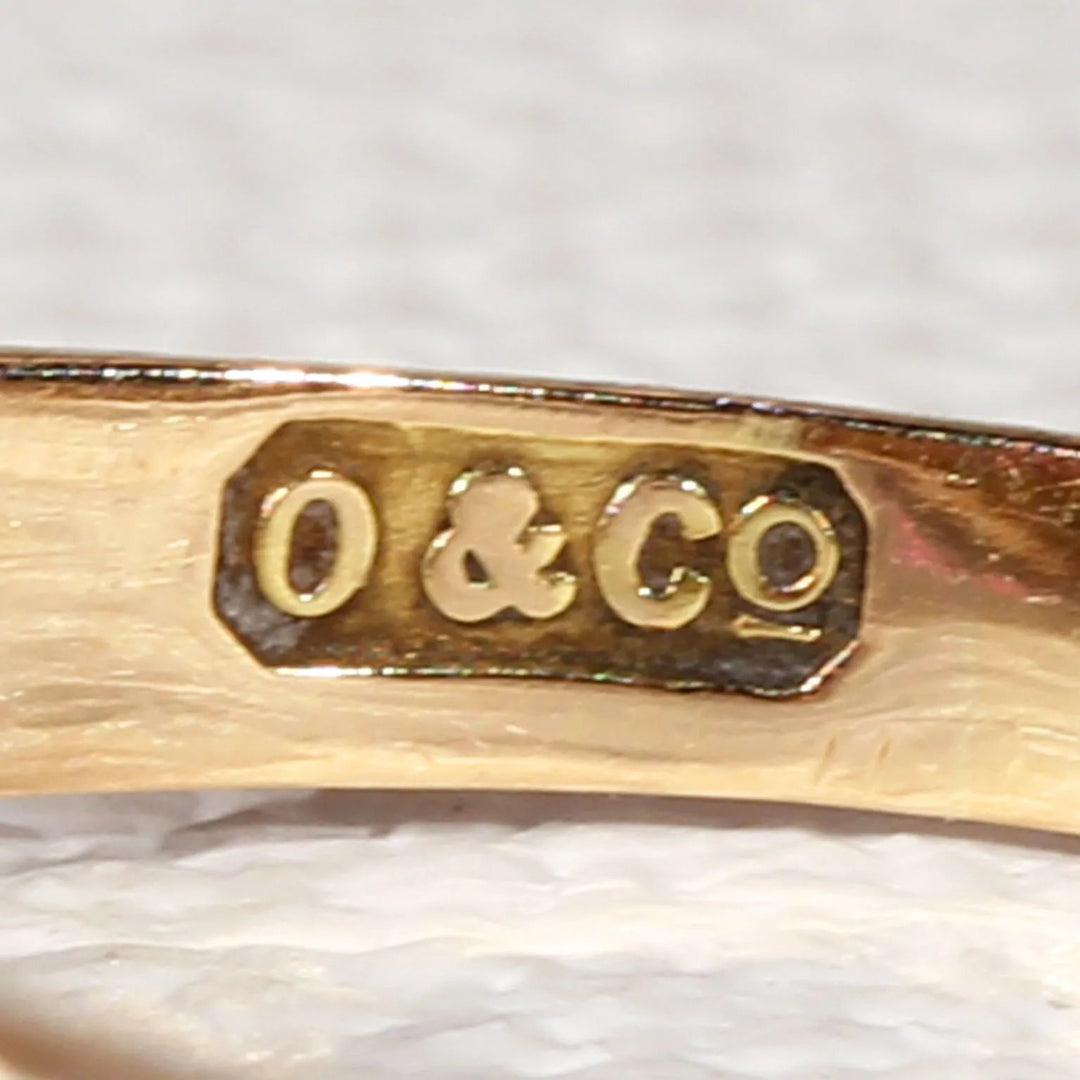 Victorian 5 Stone Ruby Ring in 15k Gold