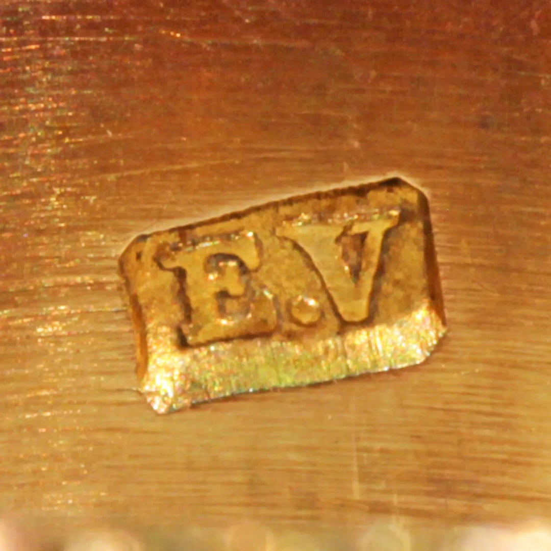 Victorian Leaves 9k Gold Wedding Band Ring Sz 6