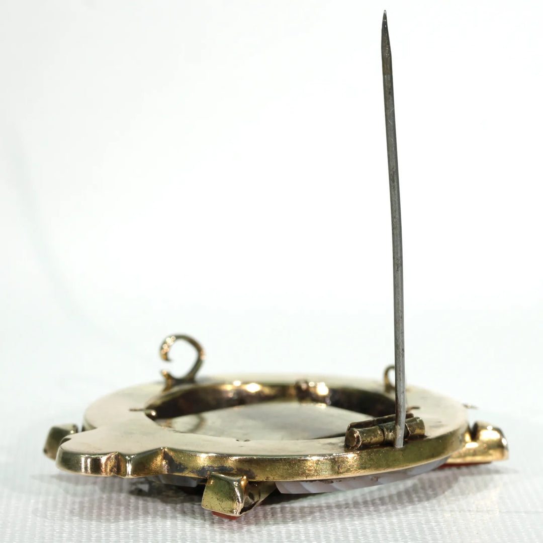 Victorian St. Andrews Cross Scottish Brooch Pin