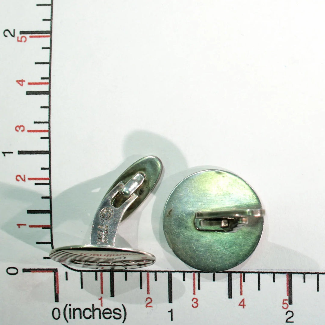 Vintage George Jensen Wheat Sheaf Silver Cufflinks