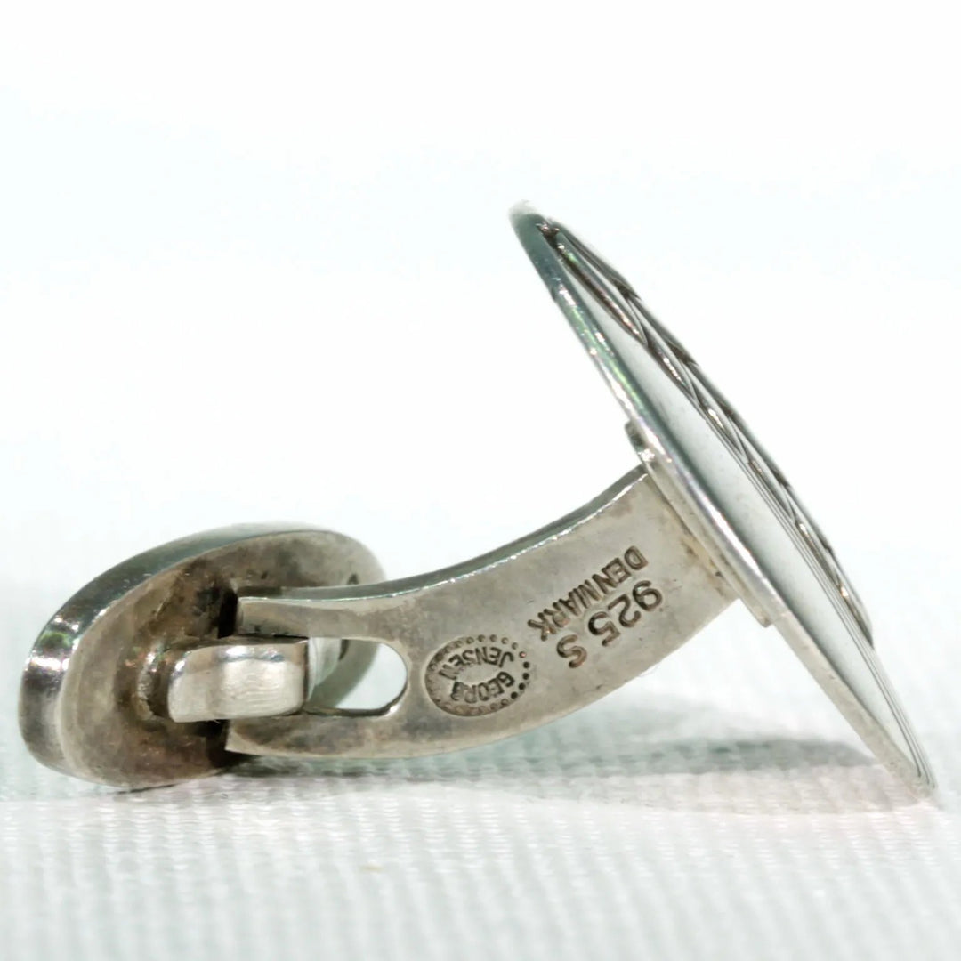 Vintage George Jensen Wheat Sheaf Silver Cufflinks