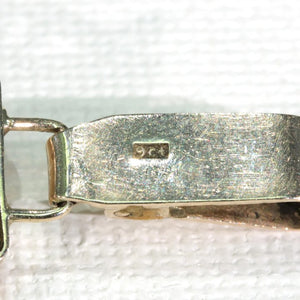 Vintage Retro 1950s Pink Quartz Gold Bracelet