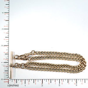 Antique Edwardian Gold Watch Chain Necklace