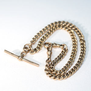 Antique Edwardian Gold Watch Chain Necklace