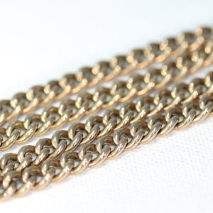 Antique Edwardian Gold Watch Chain Necklace