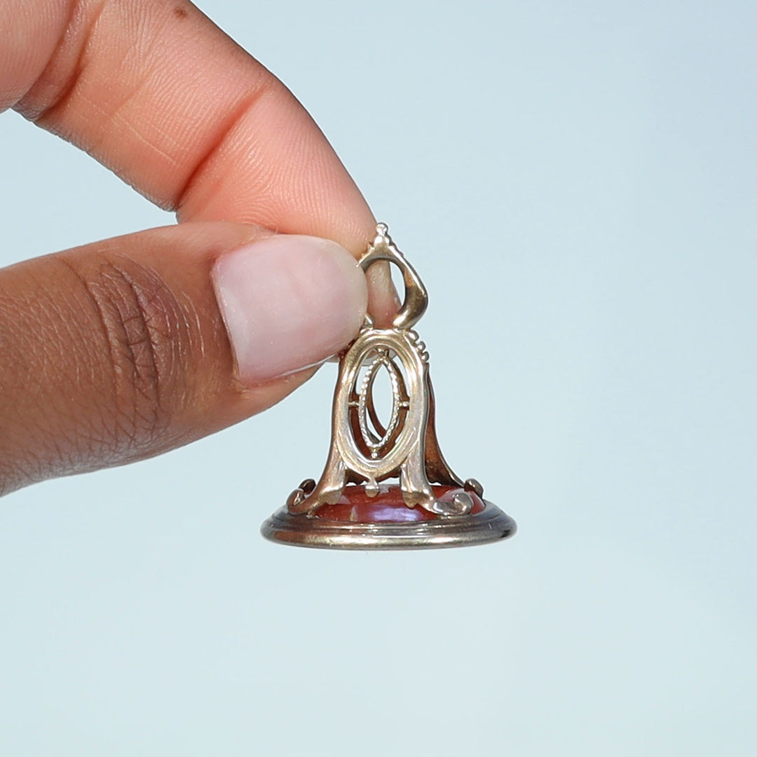 Georgian Gold Carnelian Anchor Seal Fob c.1820