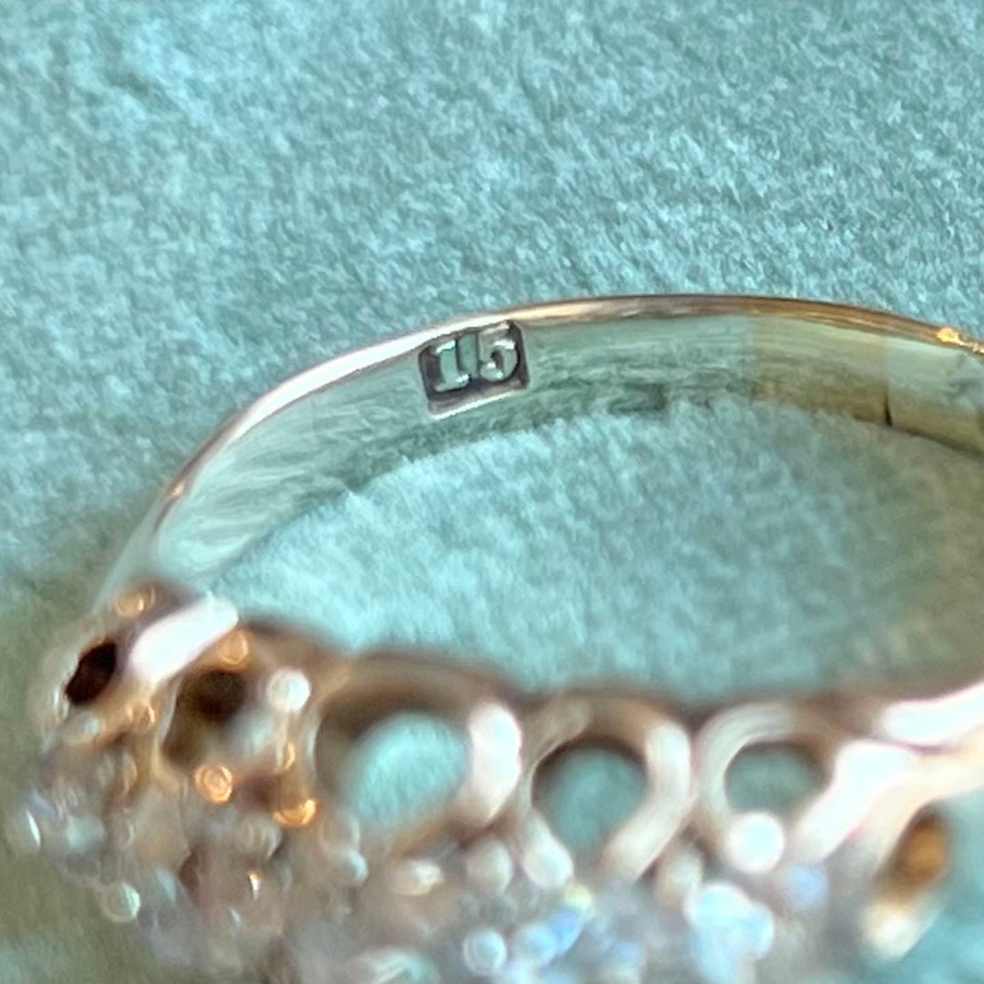 Victorian Cushion Cut Diamond Ring 18k Gold, c. 1890