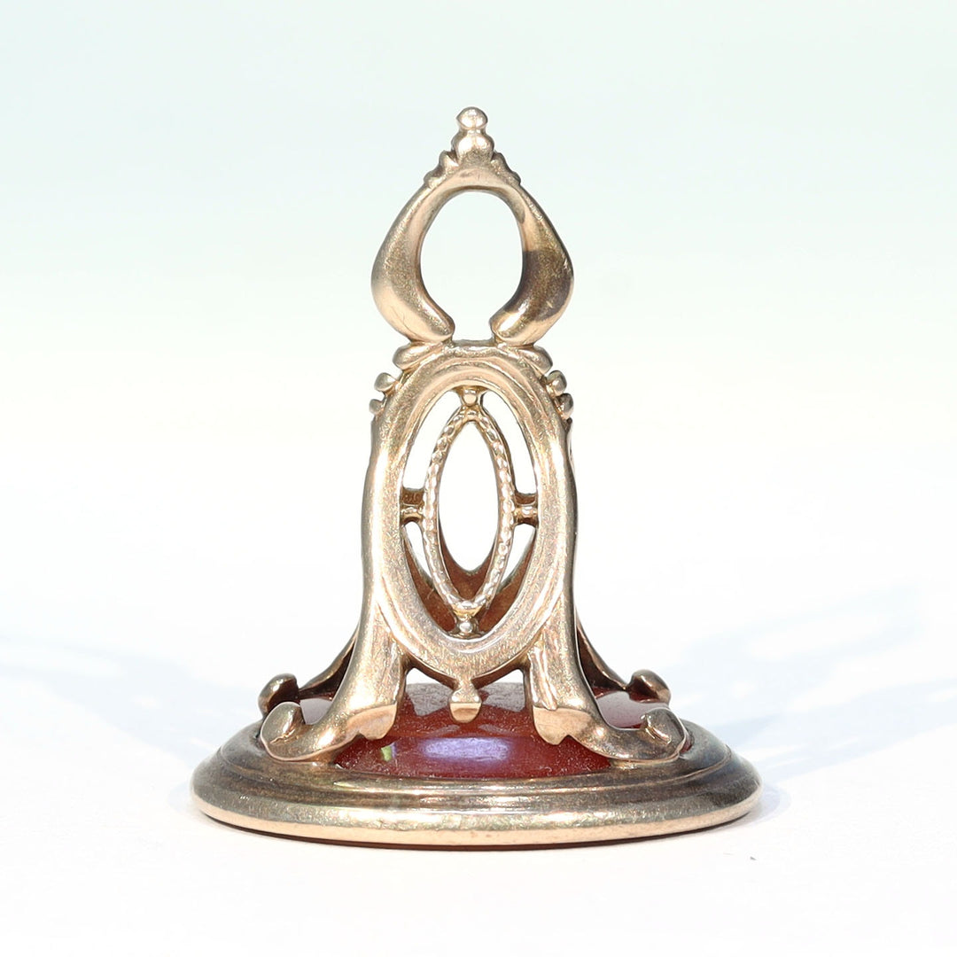 Georgian Gold Carnelian Anchor Seal Fob c.1820