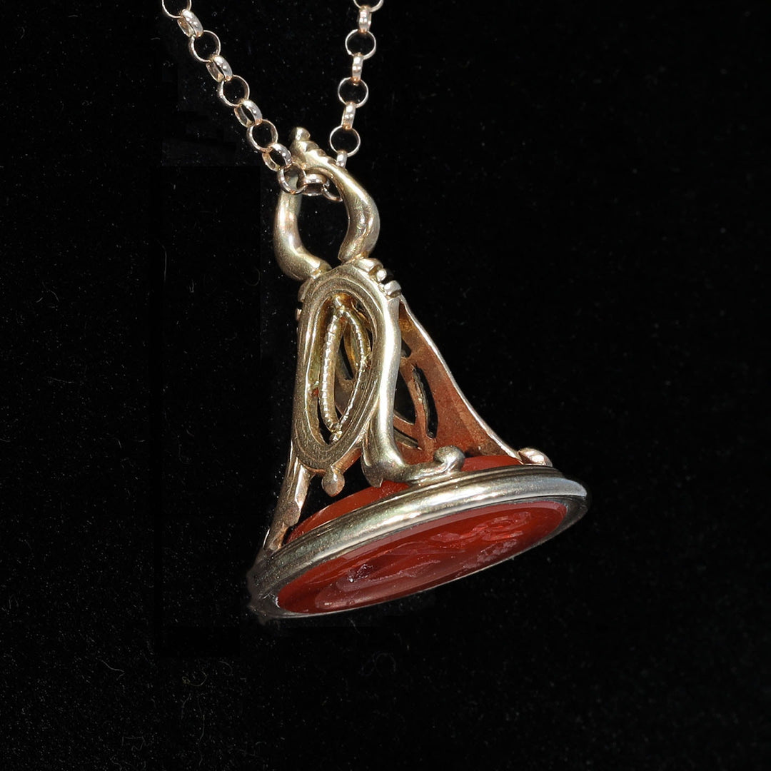 Georgian Gold Carnelian Anchor Seal Fob c.1820