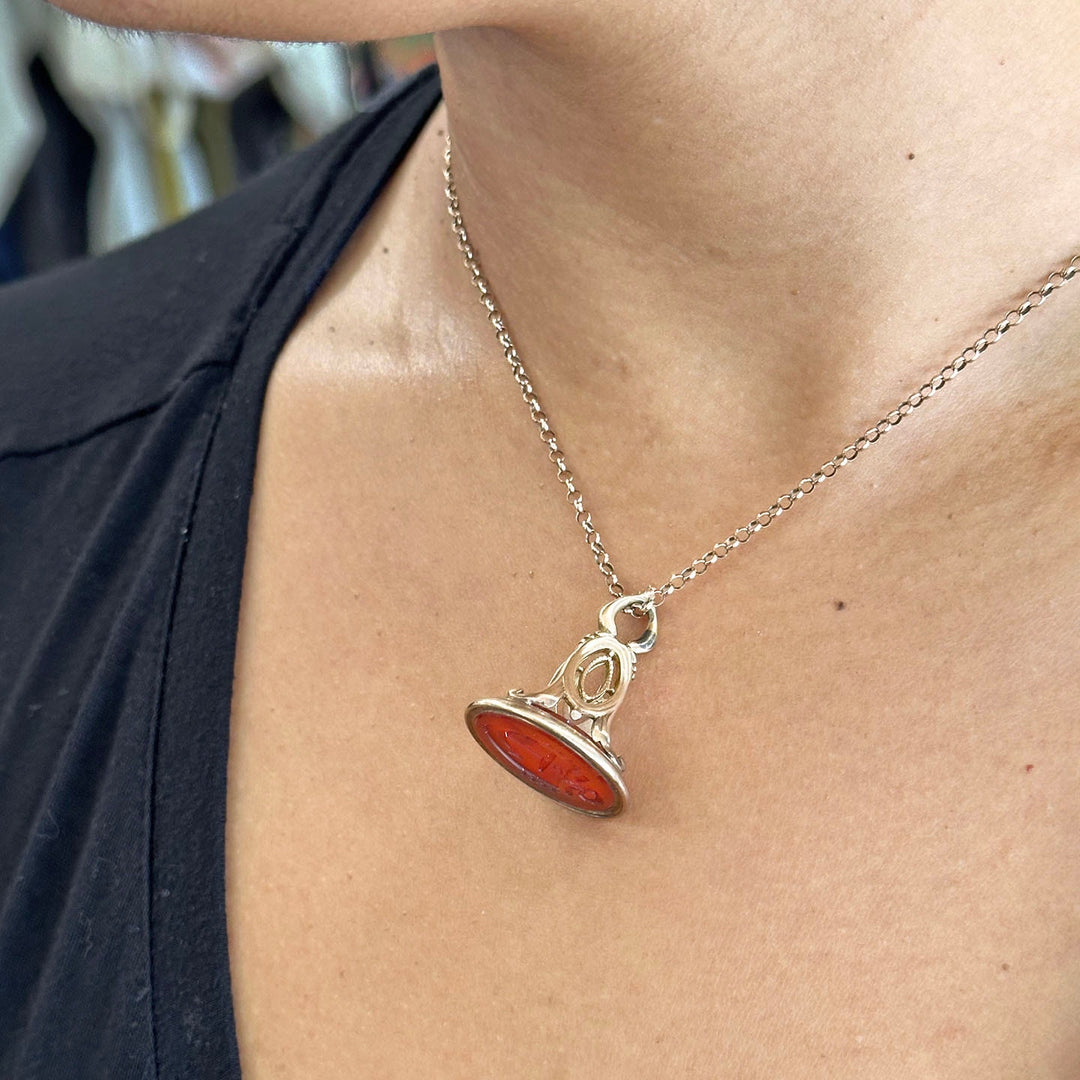 Georgian Gold Carnelian Anchor Seal Fob c.1820