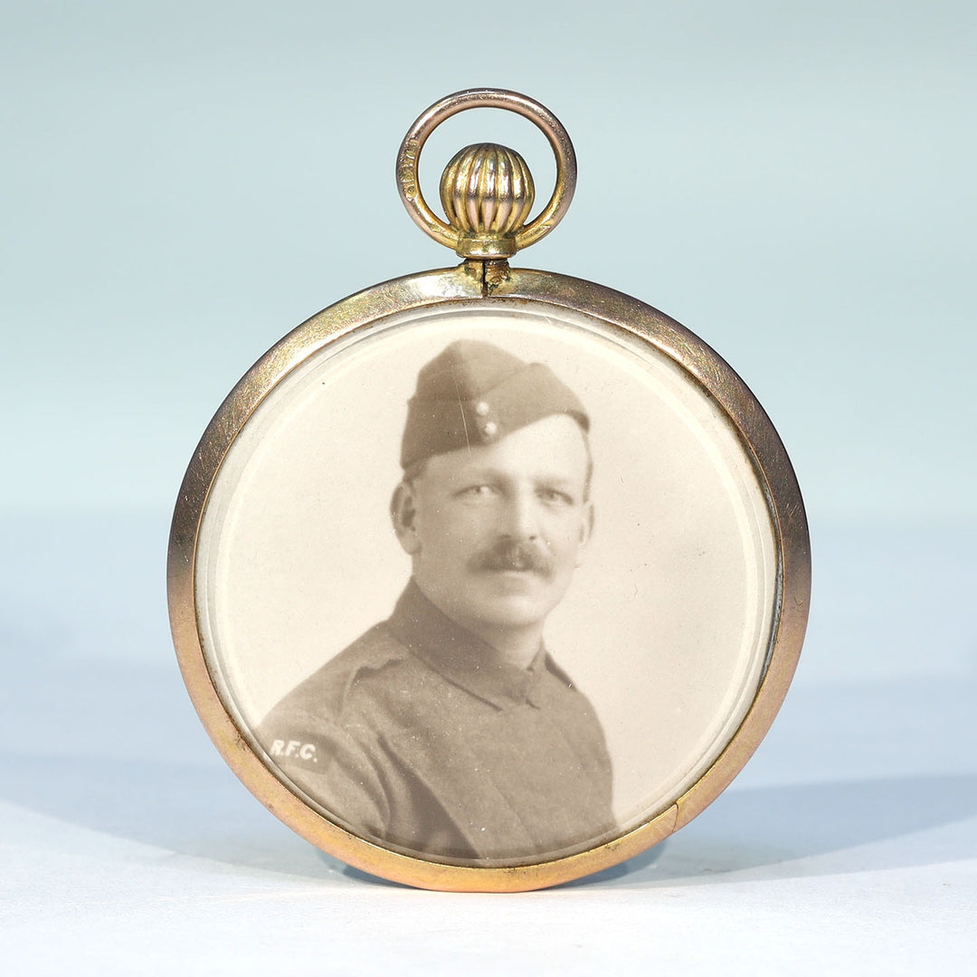 Early twentieth century gold photo locket