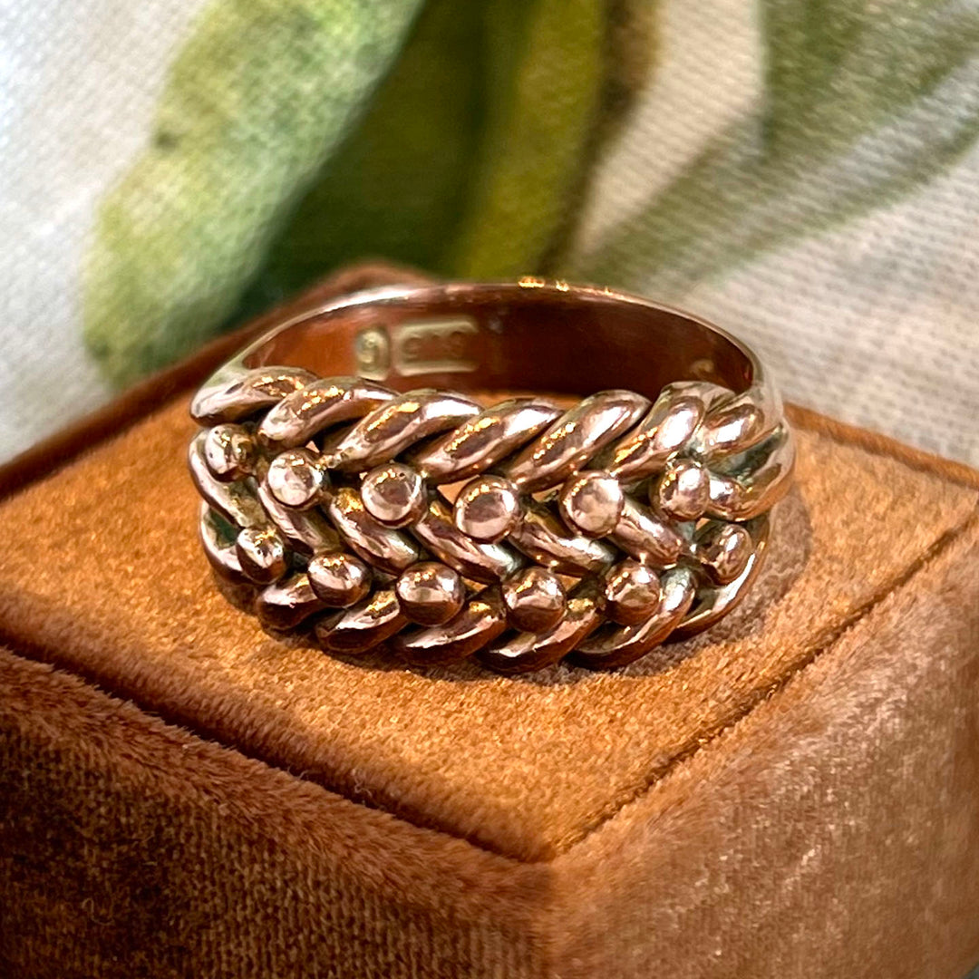 Antique Edwardian Gold Keeper Ring Chester 1903