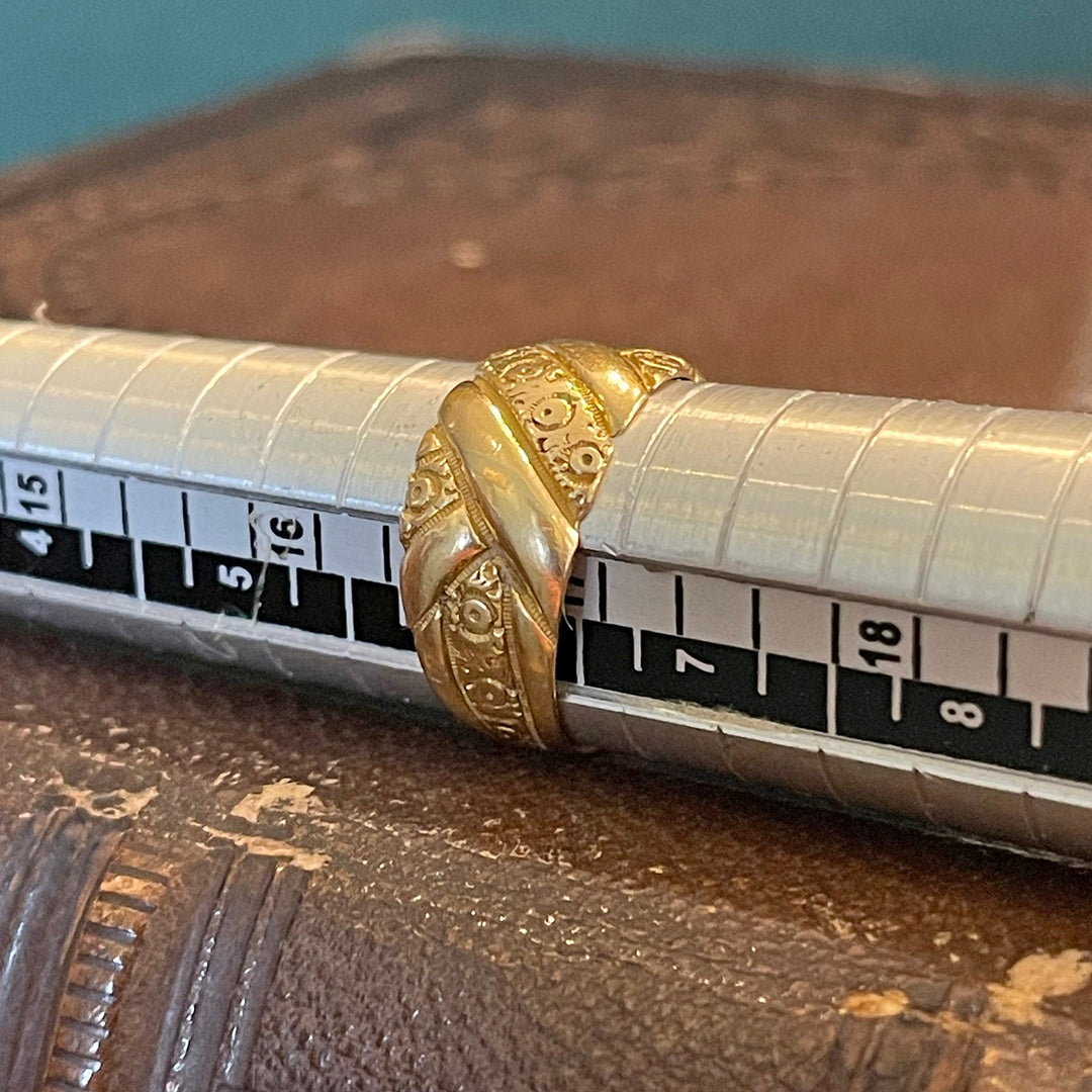 Antique Edwardian Love Knot Ring Hallmarked 1901
