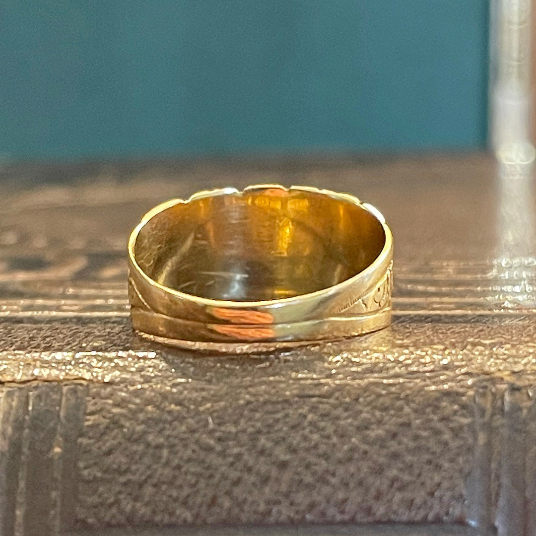 Antique Edwardian Love Knot Ring Hallmarked 1901