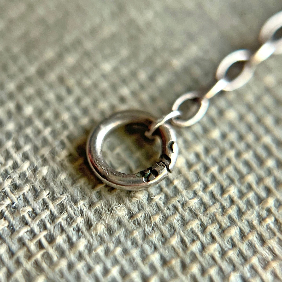 Antique Edwardian Silver Amethyst Necklace c. 1910