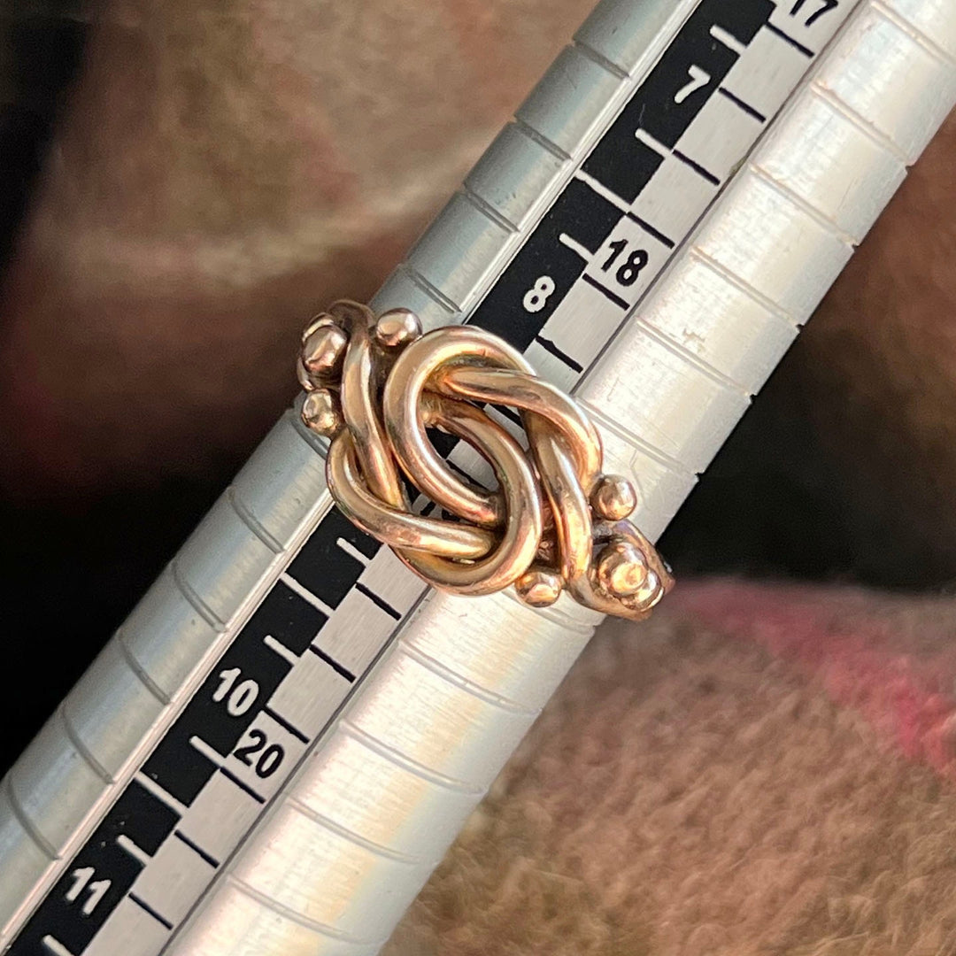 Antique Gold Love Knot Ring Chester 1913
