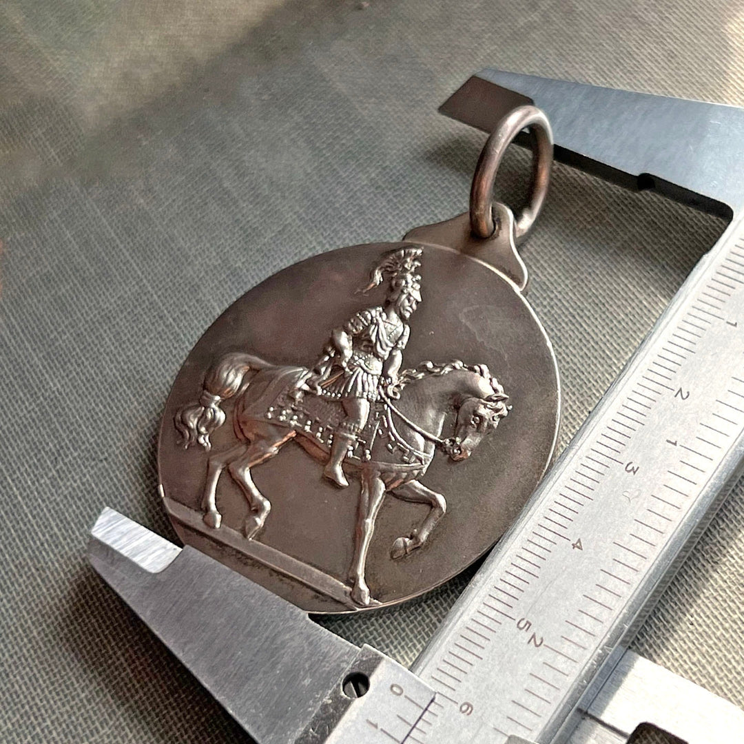 Antique Sterling Silver Hackney Horse Society Medal by Mappin & Webb, Birmingham 1922 Original Presentation Box, Bridlington 1923