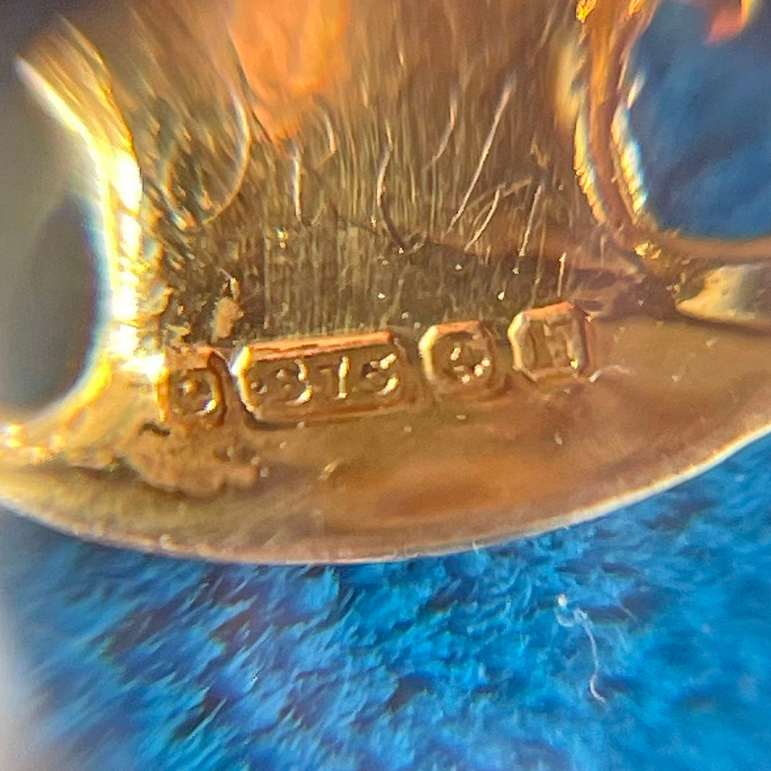 Antique Turquoise Pearl Pendant Edwardian Art Nouveau