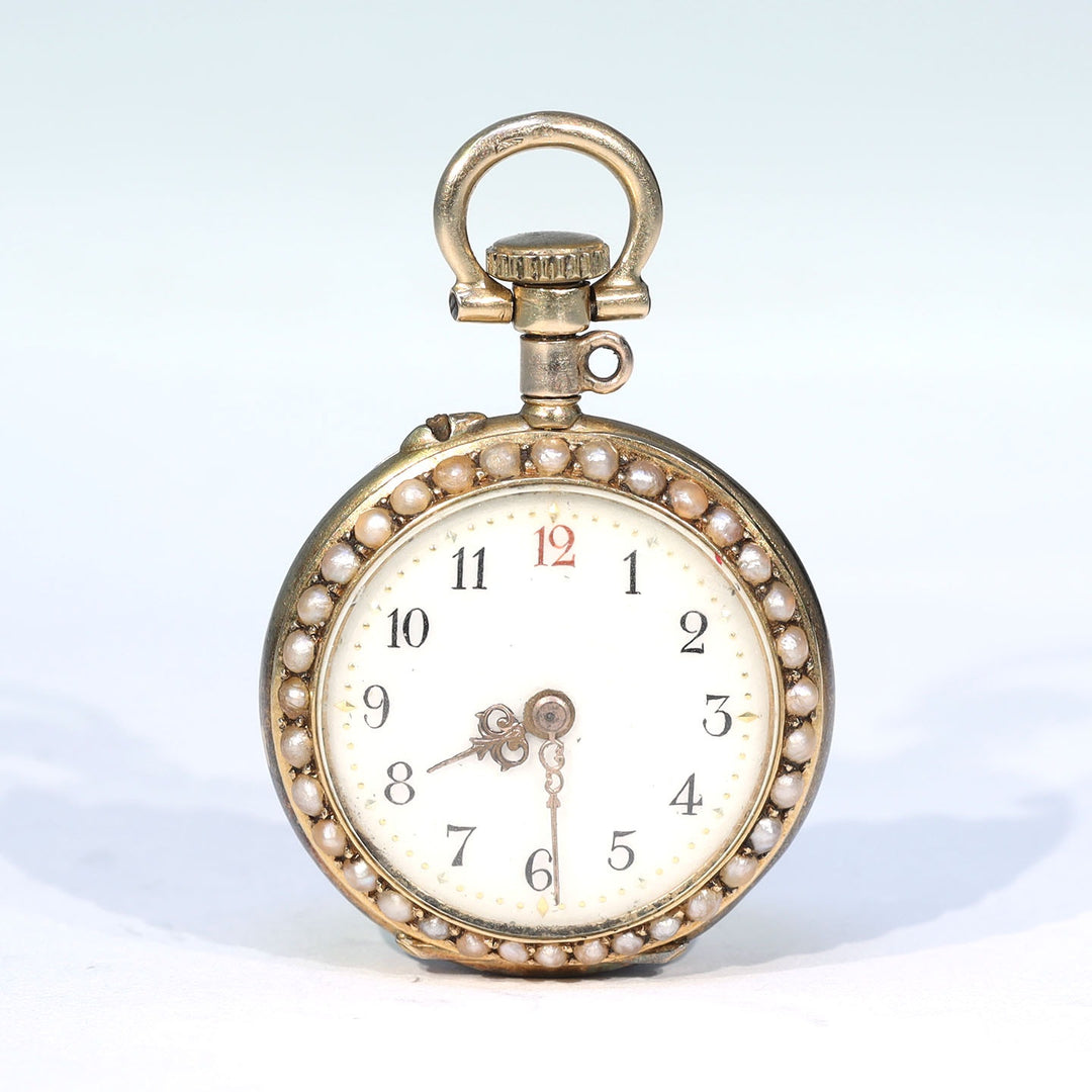 Victorian 18 karat gold pendant watch