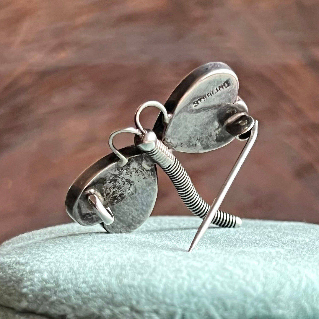 Elegant antique silver dragonfly jewelry
