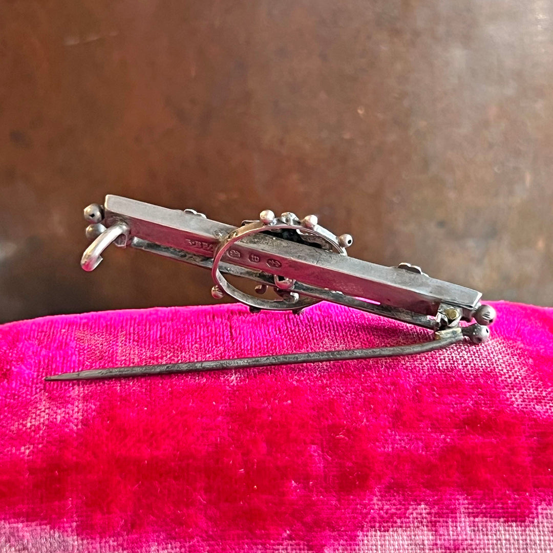 Antique Victorian Silver Jubilee Brooch, Birmingham 1896