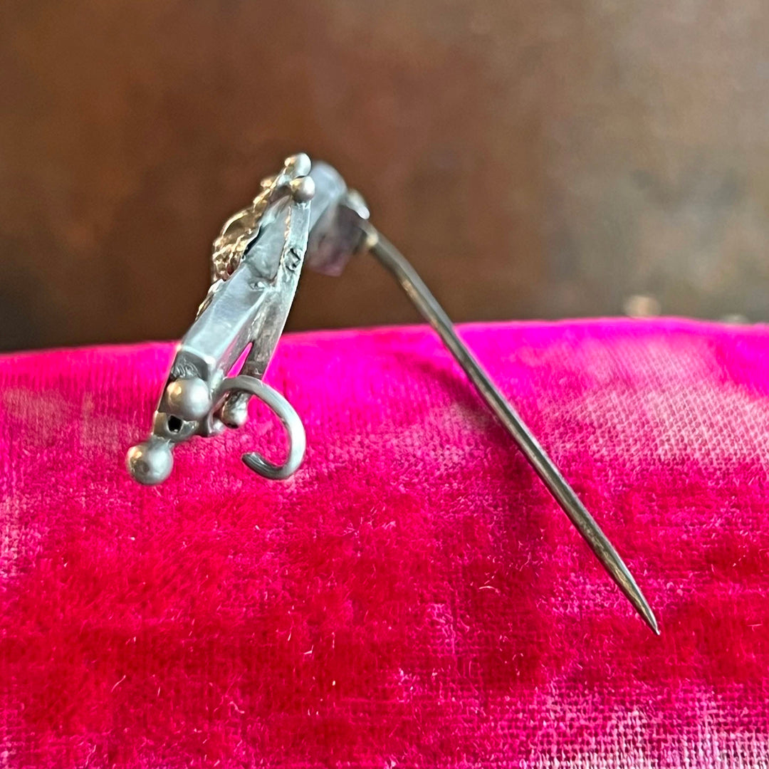 Antique Victorian Silver Jubilee Brooch, Birmingham 1896