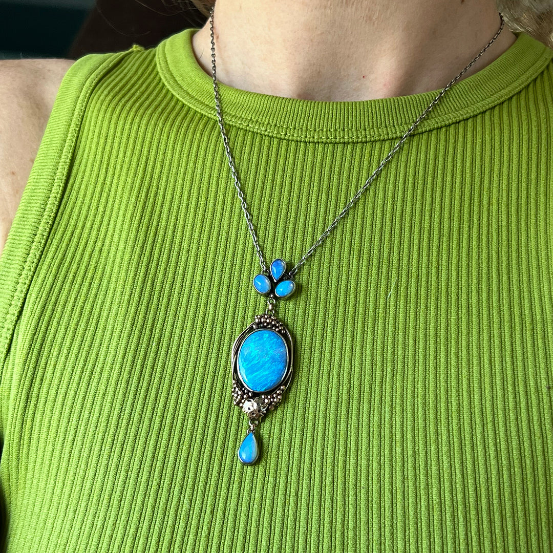 Arts & Crafts Opal Necklace by the Artificers’ Guild, c. 1910