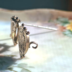 Antique Brooch Queen Victoria Diamond Jubilee 9k Gold Victorian