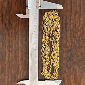 Antique French Fix Long Guard Chain, c. 1900