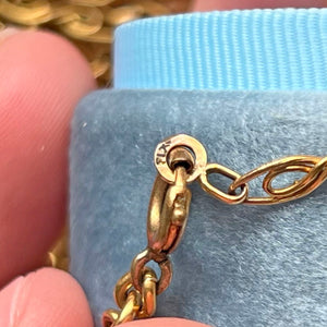 Antique French Fix Long Guard Chain, c. 1900
