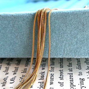 Antique Victorian Gold Long Chain 18k c.1870
