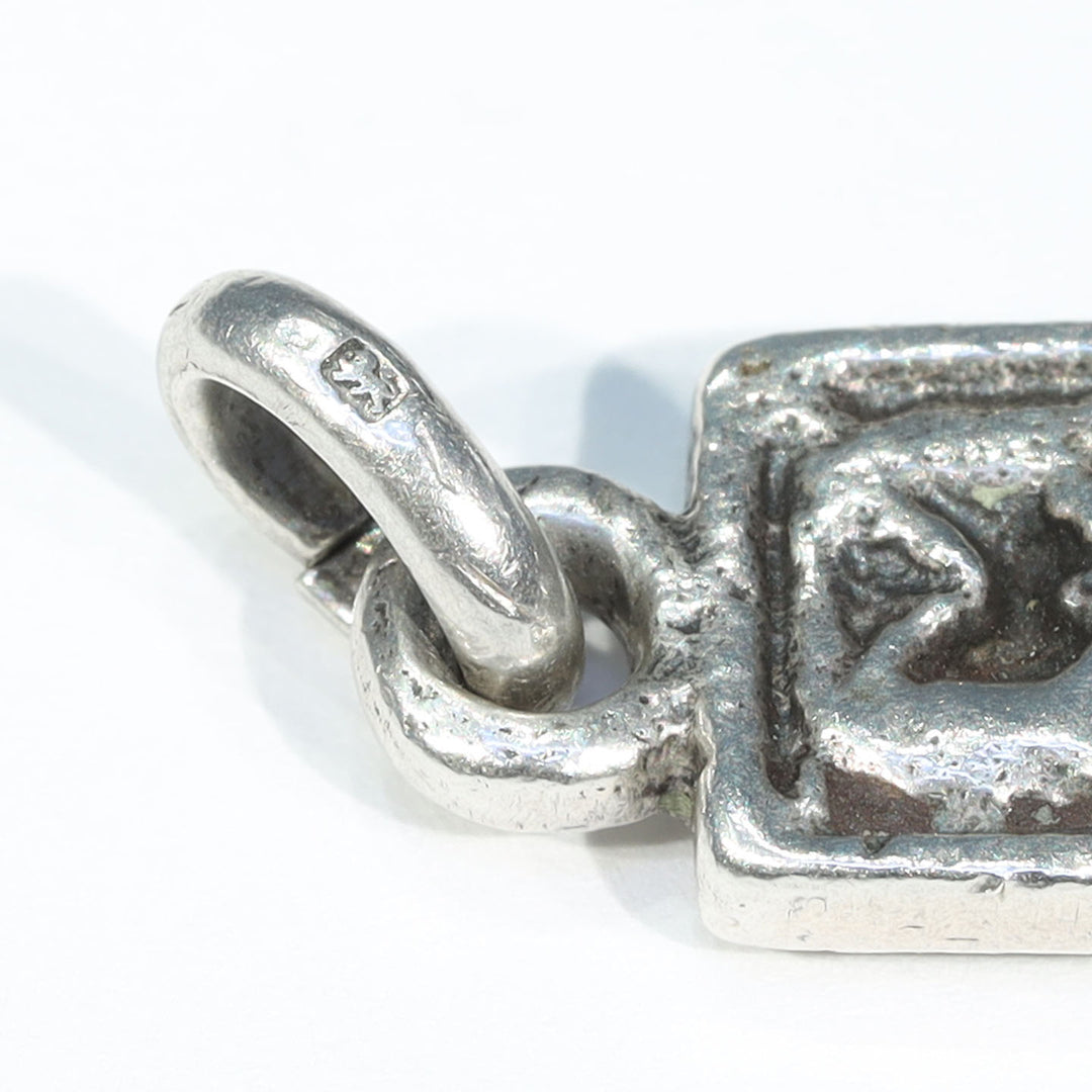 Antique Sterling Silver Celtic Cross Pendant, c. 1930