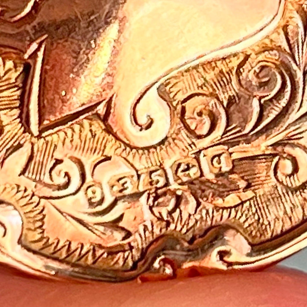 Antique watch fob with Birmingham hallmarks