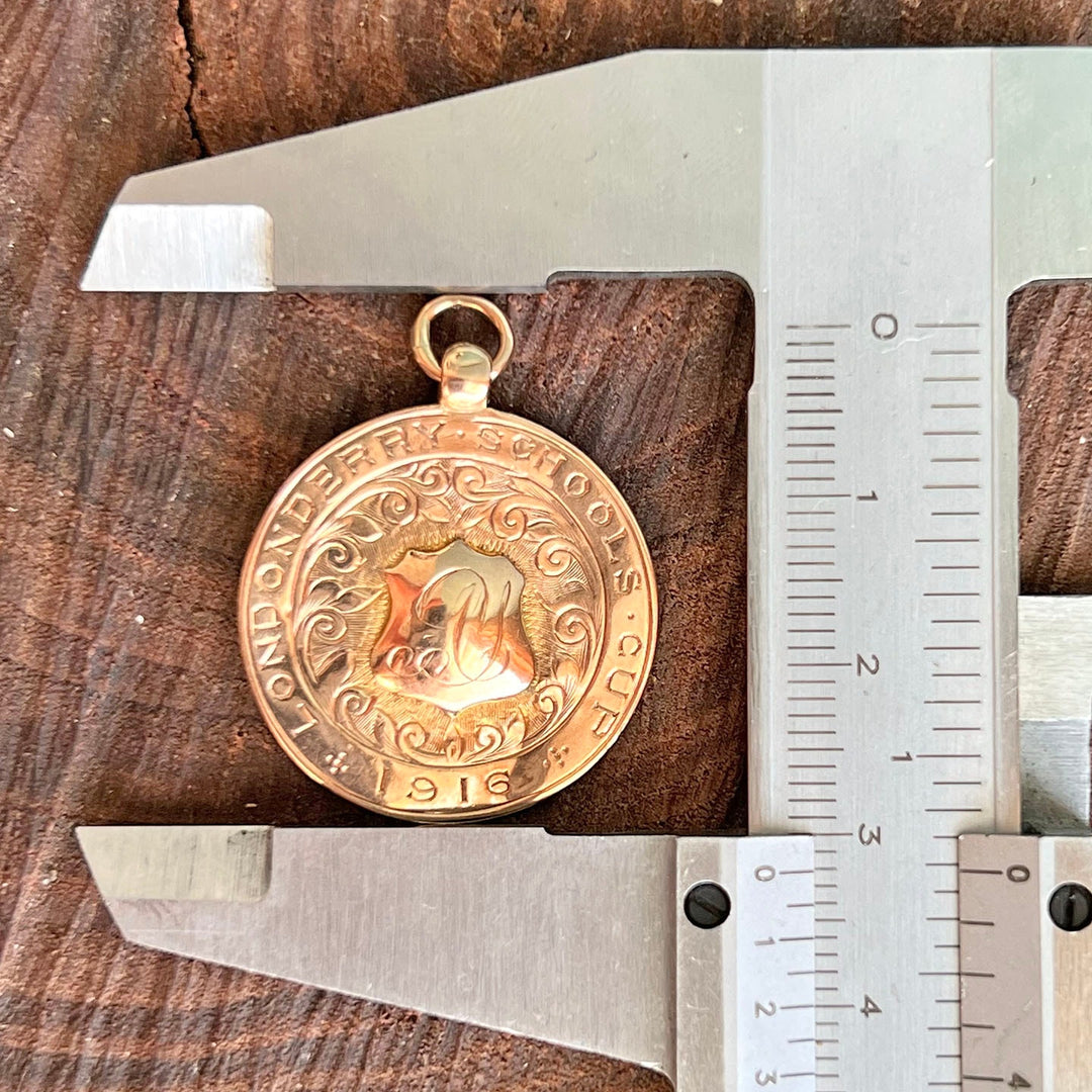 Antique Londonderry Schools Cup medal