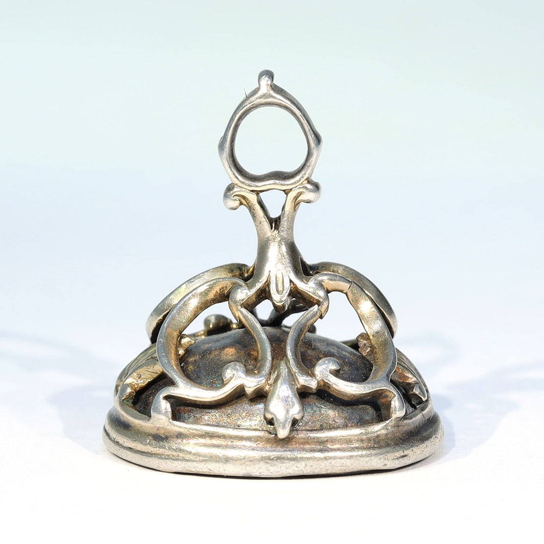 Georgian Gold Carnelian “L’Amour” Bee and Flower Seal Fob c.1800