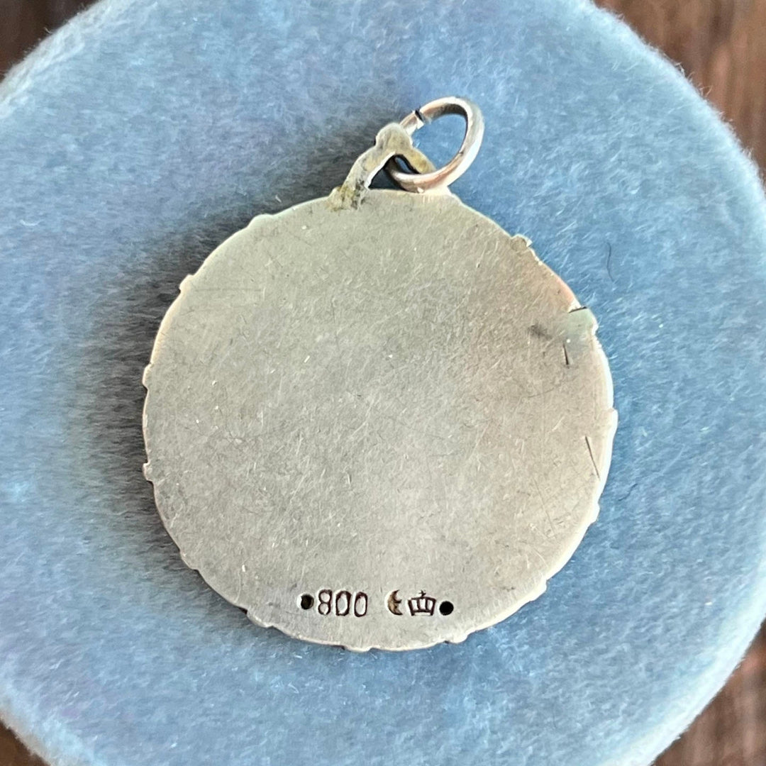 Jugendstil silver pendant