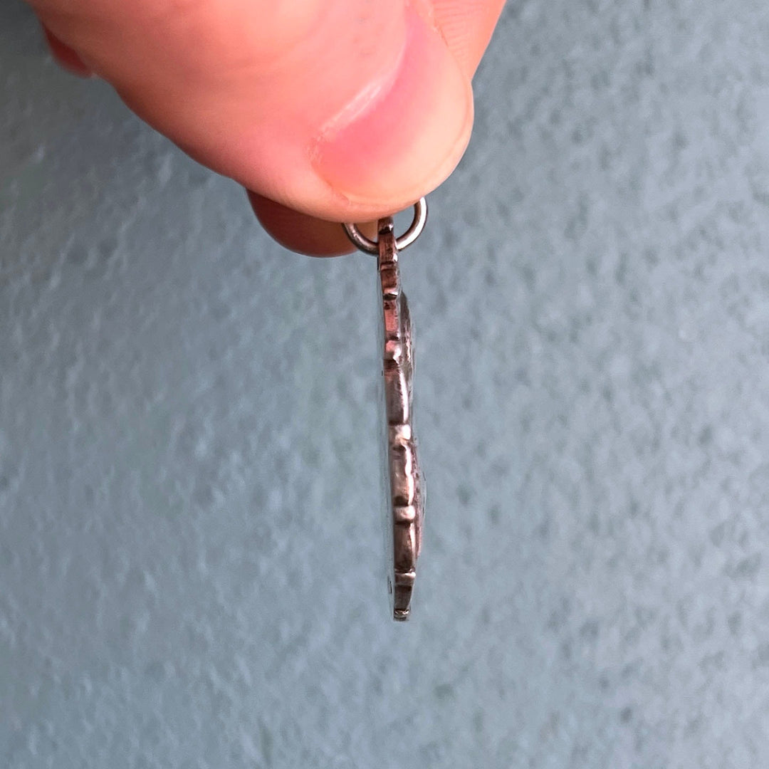 Collectible German silver pendant